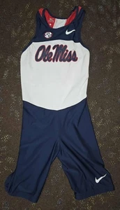 Ole Miss Rebels Nike Team Issued Wrestling Singlet Small SEC Conference - Bild 1 von 5