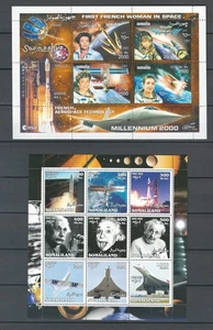 LOTE DE HOJAS DE RECUERDO SOMALIA CONCORDE AVIACIÓN PRIMERA MUJER EN EL ESPACIO MNH (AVIA 89) - Imagen 1 de 1