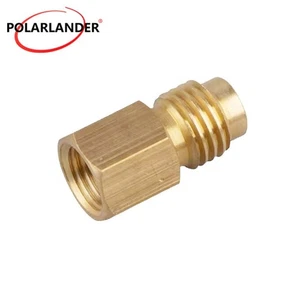 1/4'' SAE Female X 1/2'' R12 to R134A Adapter Conversion Quick Connector for - Picture 1 of 8