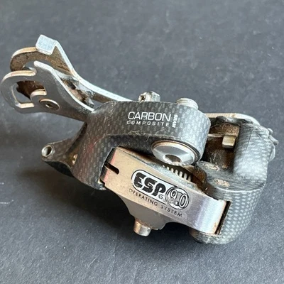 De colección SRAM ESP 9.0 COMPUESTO DE CARBONO 8/9 velocidades MTN desviador trasero jaula larga 1:1 Trek Foto 1 de 4