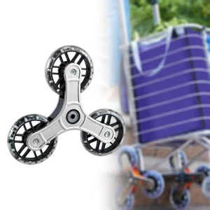 Stair Climbing Triangle Wheels Shopping Cart Casters Practical Multipurpose - Picture 1 of 14