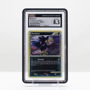 Pokemon Murkrow Reverse Holo #58 Undaunted 2010 - CGC 8.5 - Picture 1 of 2