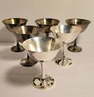 Set of 6 VTG Salem Silverplate Wine Goblet Silver Plated Chalices