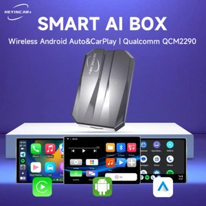CAR CarPlay Smart Ai Box Plus Android Wireless CarPlay Android Auto Adapter - Picture 1 of 12