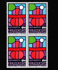 OPC 1986 Liechtenstein Fastenopferblock Sc#843 postfrisch 49769 - Bild 1 von 1