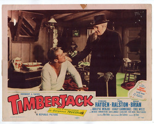 STERLING HAYDEN VERA RALSTON TIMBER JACK  1955  ORIG  LOBBY CARD LC6880