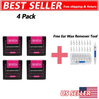 Sevich 4 Pack Waterproof Hair Line Powder Hairline Cover Up Powder Hair Shadow - Image 1 of 4