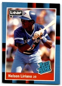 1988 Leaf Nelson Liriano Rookie Toronto Blue Jays #32 - Picture 1 of 2