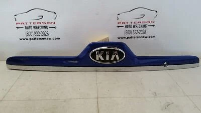 KIA SPORTAGE 2007 panel de acabado trasero placa de matrícula moldeada Smart Blue K6 Foto 1 de 4