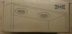 Ikea Di 2, Einbauleuchten, Halogen Set, Spots, Unterbauleuchten, 2x20W/12V, Glas - Bild 1 von 6