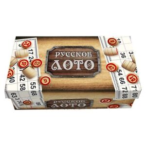 Russisches Lotto Loto Bingo Familienspiel Русское лото Tischspiel Brettspiel 