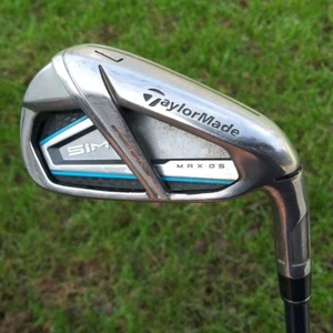 TaylorMade SIM MAX OS 7 Iron Regular Flex Graphite Shaft Fujikura VENTUS 6R - Picture 1 of 10