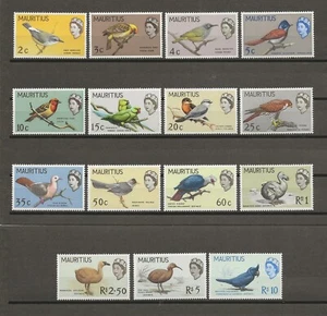 MAURITIUS 1965 SG 317/331 MNH - Picture 1 of 2