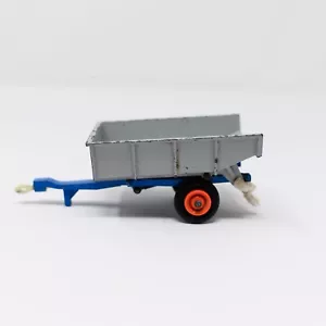 Vintage Matchbox King Size Whitlock Trailer No. 11 Gray/blue Diecast 4” no pin - Picture 1 of 4