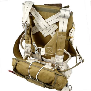 ¡ENVÍO A EE. UU.! Mochila T-5 de tropas aerotransportadas del ejército de la Segunda Guerra Mundial Bolsas de montaje de paracaídas de Normandía - Imagen 1 de 5