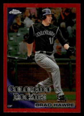 2010 Topps Chrome - Brad Hawpe #111 Colorado Rockies -  Orange Refractor - Image 1 of 2