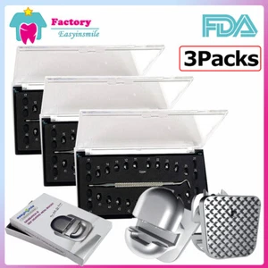 3pk Dental Orthodontic Bracket Braces Spherical Monoblock Self-Ligating Bracket - Picture 1 of 12