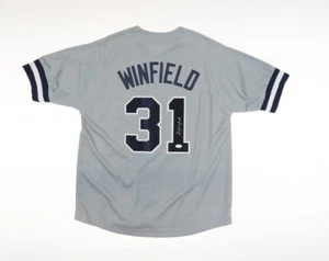 Dave Winfield Signed New York Yankees Jersey (JSA COA) 12xAll Star O.F. - Picture 1 of 6