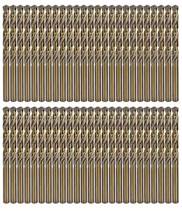 Juego de brocas de cobalto 50 piezas 1/2" M35 HSS Co Twist Jobber taladro de metal acero hierro - Imagen 1 de 10