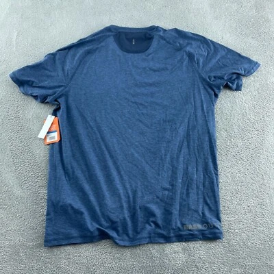 Camiseta manga curta Bass Outdoor Microtech Perf XL Big Dipper azul nova com etiquetas 3194 - Imagem 1 de 4