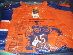 NWT STARTER Royal Blue/Spice Boys Football Motif Shorts Set - SIZE 10/12 - Picture 1 of 3