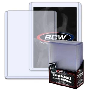 (Pack of 10) BCW Super Thick 108pt /2.75mm Topload Card Holders Great For Relics - Picture 1 of 1