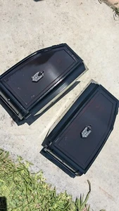 1983 - 1986 Set Monte Carlo SS Tail Lights Taillights Black - Picture 1 of 23