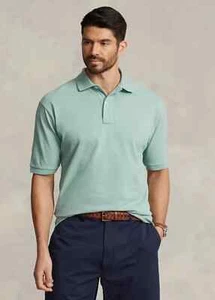 Polo Ralph Lauren Classic Fit Mesh Polo shirt Men's SZ 3XL-Tall Green pink pony - Picture 1 of 4