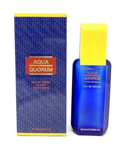 Aqua Quorum by Antonio Puig for Men 3.4 oz Eau de Toilette Spray Discontinued - Picture 1 of 2