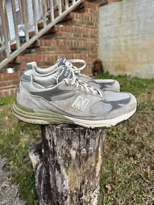 Size 13 2e Wide - New Balance 993 Gray White - Picture 1 of 9