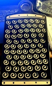 POLISH POTTERY BOLESLAWIEC Cutting Board Hanging Plaque Hand Made 11x5.5” Nice!! - Picture 1 of 4