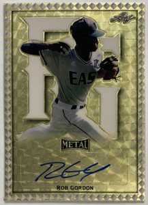 2020 LEAF METAL PG ROB GORDON SUPERFRACTOR AUTO 1/1