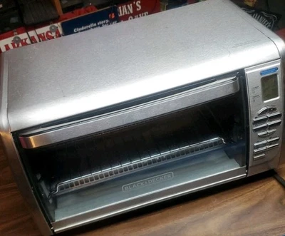 Black+Decker Countertop Convection Toaster Oven, 8 One-touch Cooking Functions - Image 1 of 4