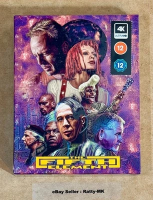 THE FIFTH ELEMENT - UK ZAVVI EXCLUSIVE 4K + BLU RAY SLIPCASE STEELBOOK - NEW - Image 1 of 4