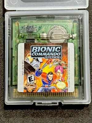 Bionic Commando Elite Forces - Nintendo Gameboy Color GBA - Tested and Working - Image 1 of 2