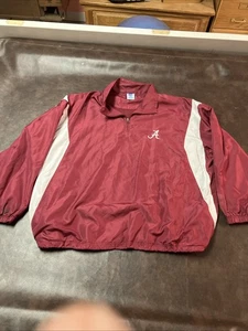 Alabama Crimson Tide NCAA By KA Inc. Men’s 2XL 1/4 Pullover Windbreaker - Picture 1 of 6