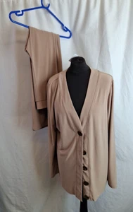 Nina Leonard Coffee Coloured Pyjamas UK Size Extra Large Nightwear FS L2611 - Picture 1 of 13