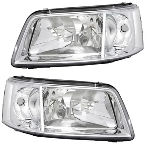 Scheinwerfer Set für VW T5 2003-2009 H4 links rechts Stellmotor elektrische LWR - Bild 1 von 8