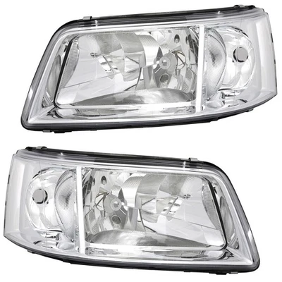 Scheinwerfer Set für VW T5 2003-2009 H4 links rechts Stellmotor elektrische LWR - Bild 1 von 4