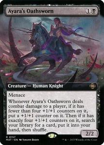 Ayara's Oathsworn Extended Art R Regular #157 | MOM: The Aftermath MAT | MTG - Imagen 1 de 1