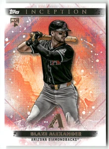 2024 Topps Inception MLB No. 66 Blaze Alexander Rookie - Bild 1 von 2