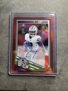 KaVontae Turpin Panini NFL Score 25 Autograph 15/20 Red Zone - Bild 1 von 4