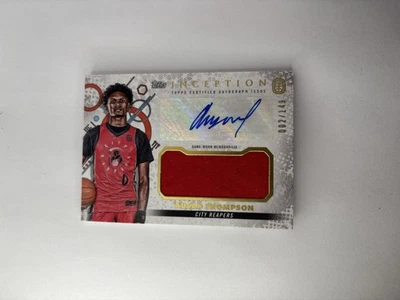 2022-23 Topps Inception OTE Basketball Ausar Thompson Jersey Auto SP /149 Rookie - Image 1 of 2