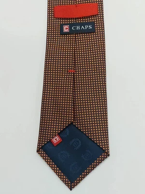 Классический винтажный клетчатый галстук Chaps от Ralph Lauren 4x58 дюймов - Изображение 1 из 4