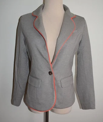 New Womens Cynthia Rowley Blazer Small Gray Long Sleeve Lined Button Jacket - Image 1 of 3