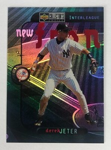 1997 Upper Deck UD Collector’s Choice DEREK JETER New Frontier Foil #NF29
