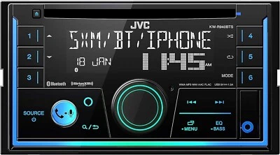 Receptor estéreo para automóvil JVC KW-R940BTS Bluetooth con puerto USB pantalla LCD AM/FM Foto 1 de 4