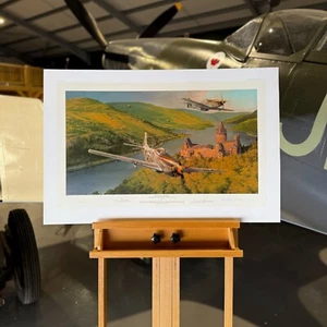 MUSTANGS ON THE PROWL- P51 Mustang Art Print by Robert Taylor - Picture 1 of 5