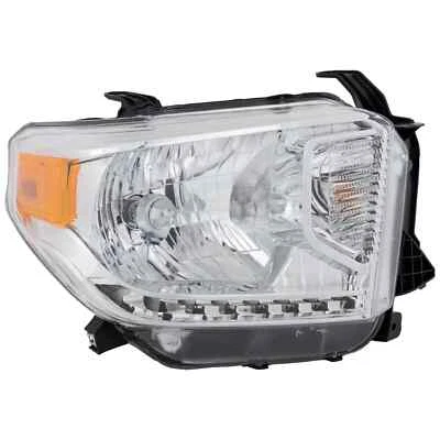 Галогенные фары со стороны пассажира для Toyota Tundra 2014-2017 годов выпуска с лампой - Изображение 1 из 4