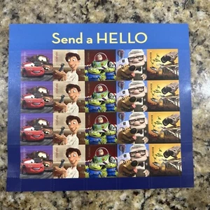 SFSTAMPS US Scott 4553-4557 Disney Pixar Send a Hello Sheet of 20 Stamps NH 2011 - Picture 1 of 2